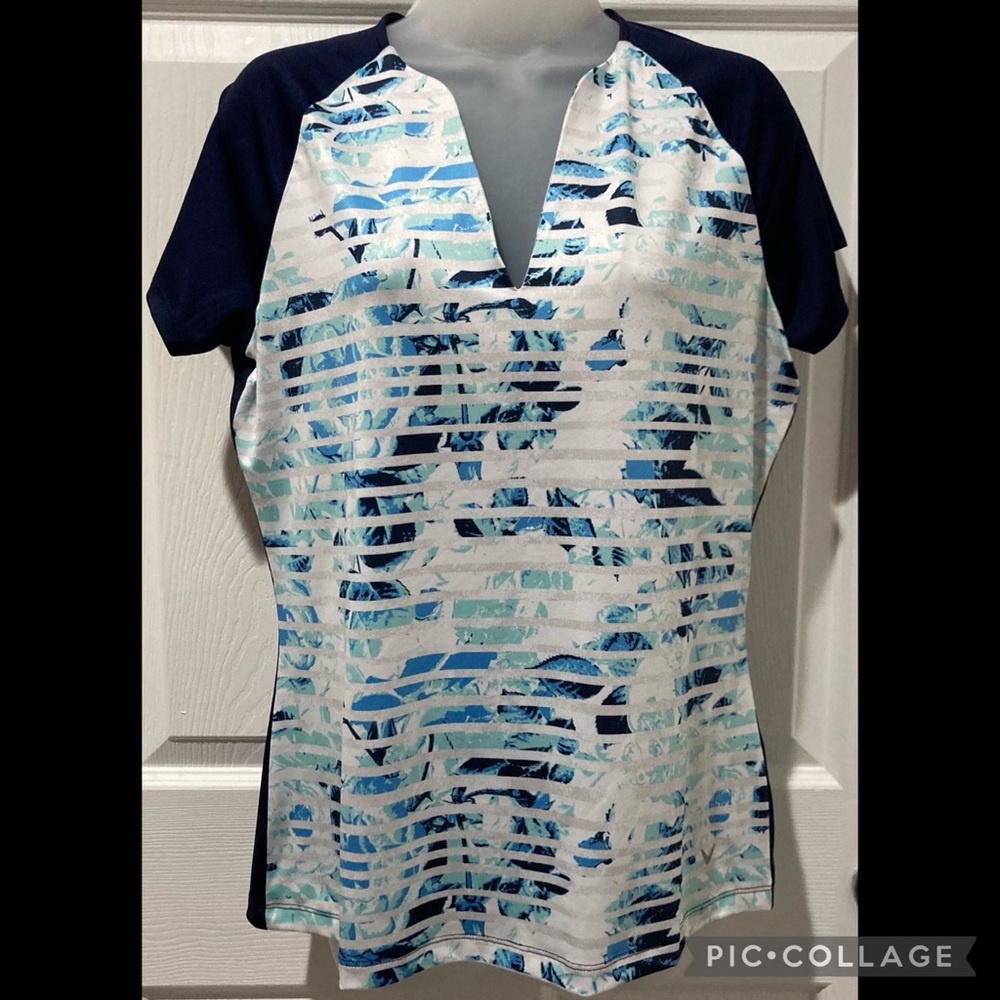 {SALE} Callaway vented short sleeve opti dri top -M-